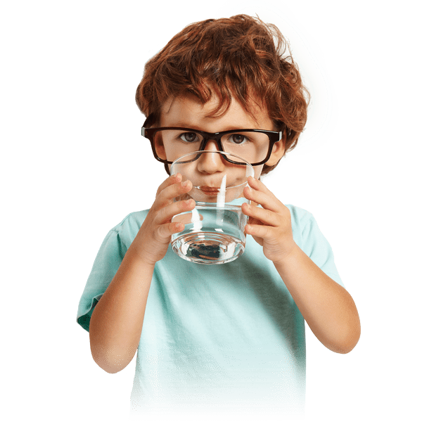 Boy Water Glass