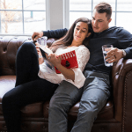 couple at home on couch