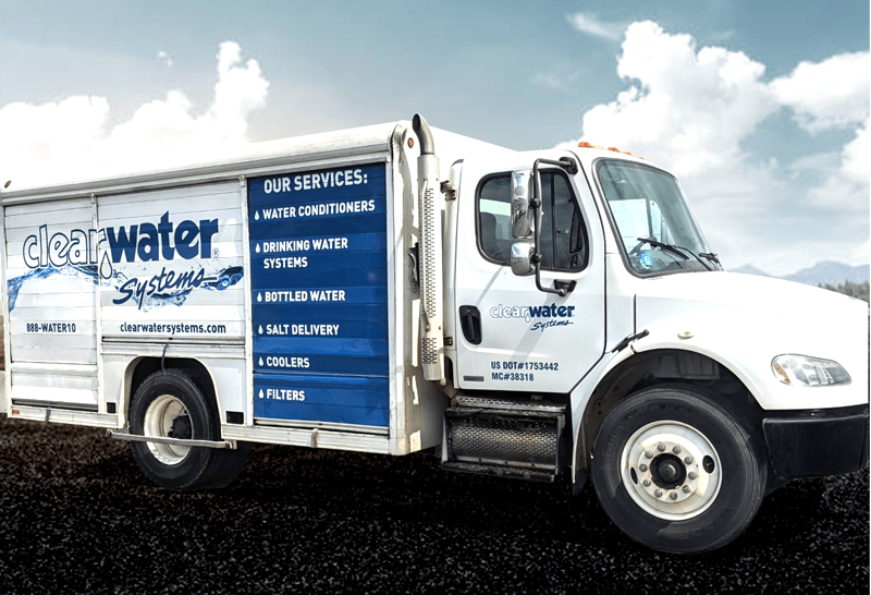 water delivery truck