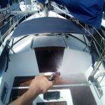 cleaning boat with soft water