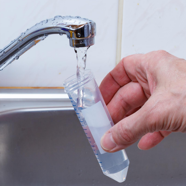 water test tube faucet