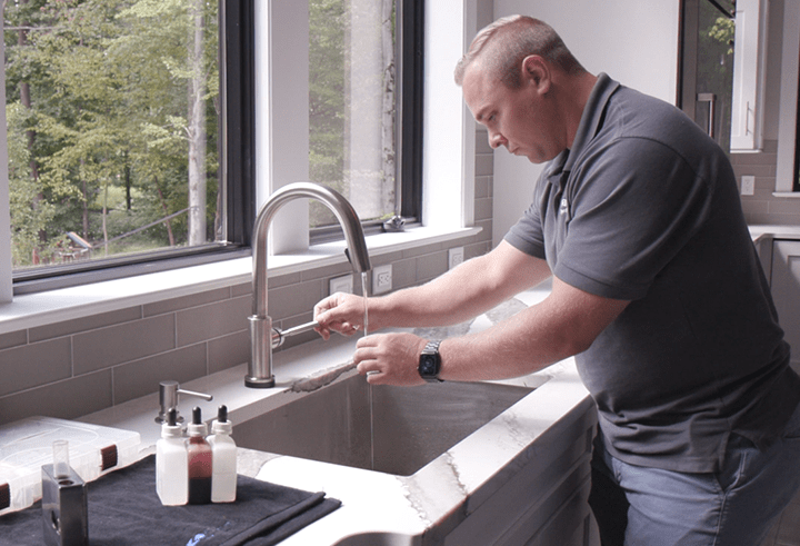 water specialist testing water